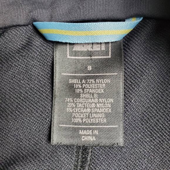 REI Women Softshell Full Zip Thermo LT Jacket 1 Front Pocket Baby Blue & Grey S - Picture 3 of 9